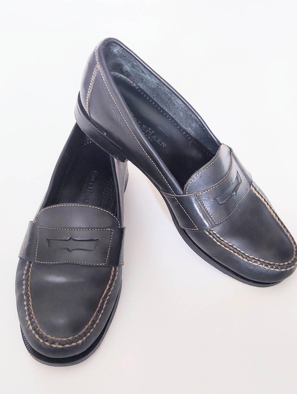 Cole Haan Men's Leather Penny Loafer 11M Black